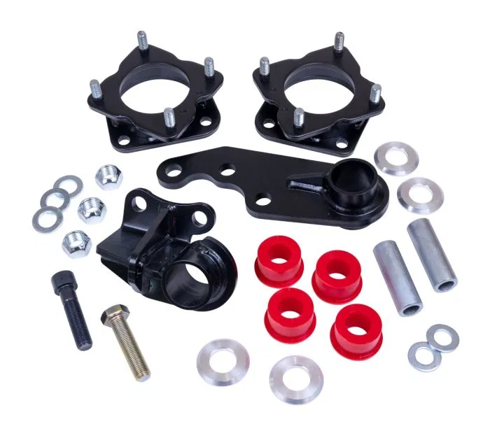 66-52201 – READYLIFT Leveling Kit Suspension, 2 Inch Lift Strut Assembly Spacers With Front Strut Assembly Spacers/ D...